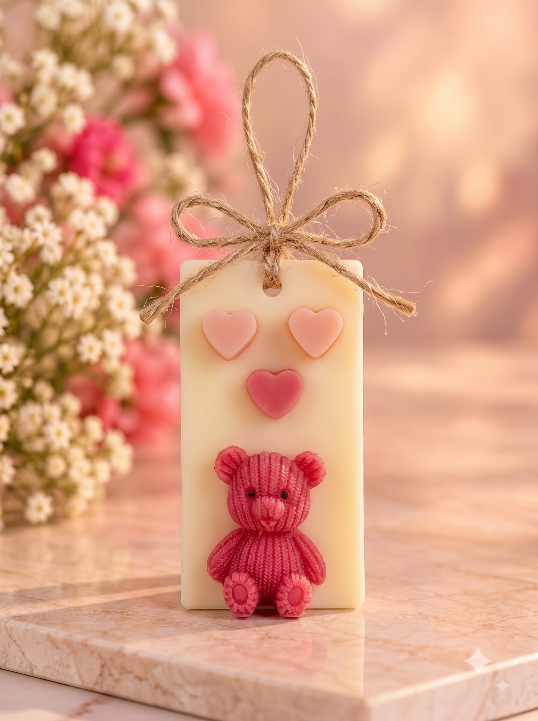 Teddy Bear Heart Wax Sachet – A Cute and Fragrant Gift for Every Special Occasion